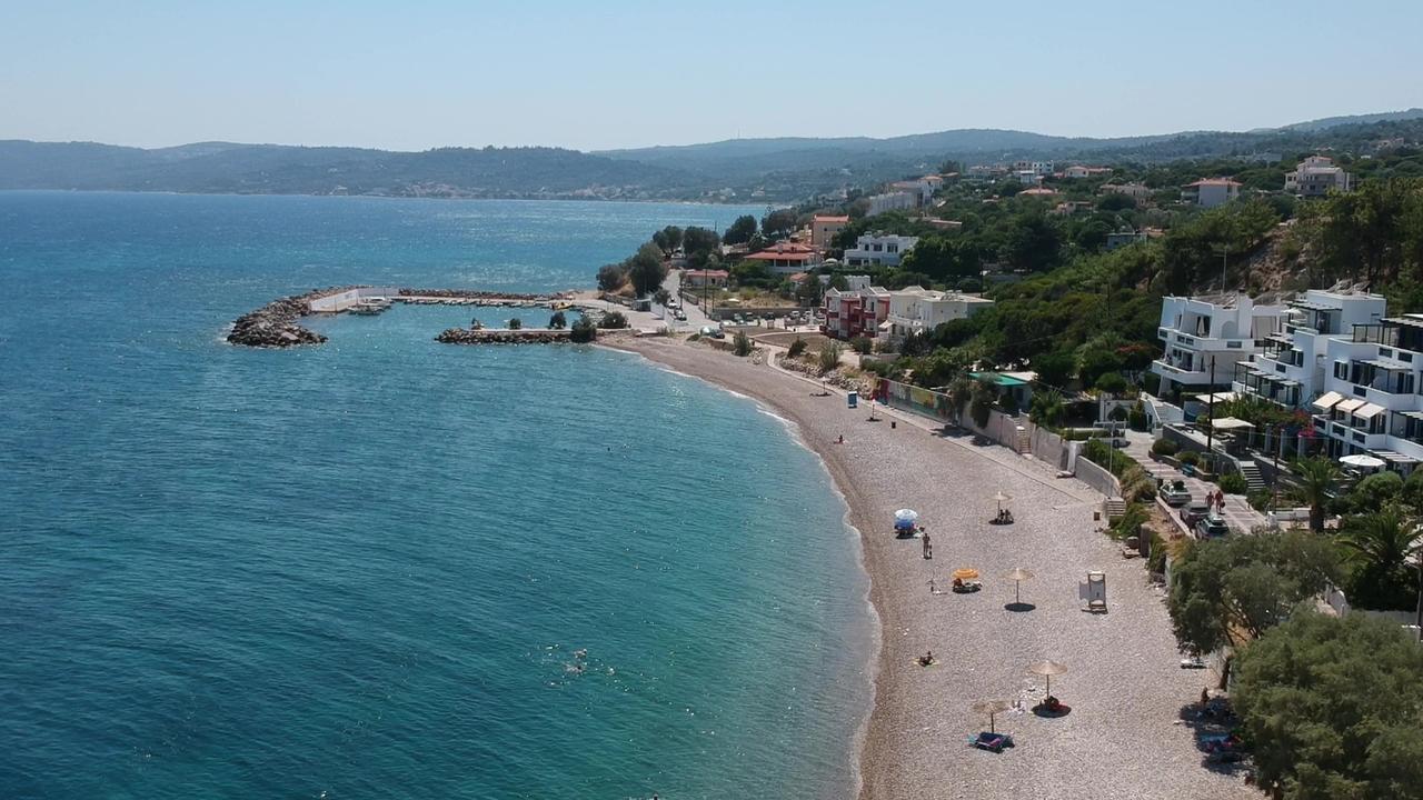 Theoxenia Chios Apartments Paralia Agias Foteinis Bagian luar foto