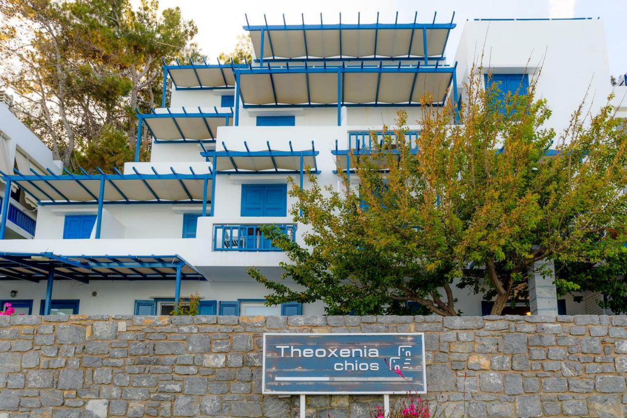 Theoxenia Chios Apartments Paralia Agias Foteinis Bagian luar foto